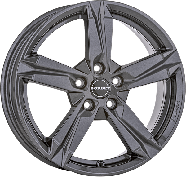 Borbet T10 anthracite glossy 6,00x15 5x112,00 ET43,00