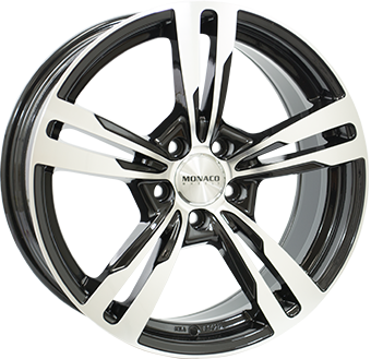 MONACO Grand Prix 4 Black Polished 7,50x17 5x112,00 ET45,00